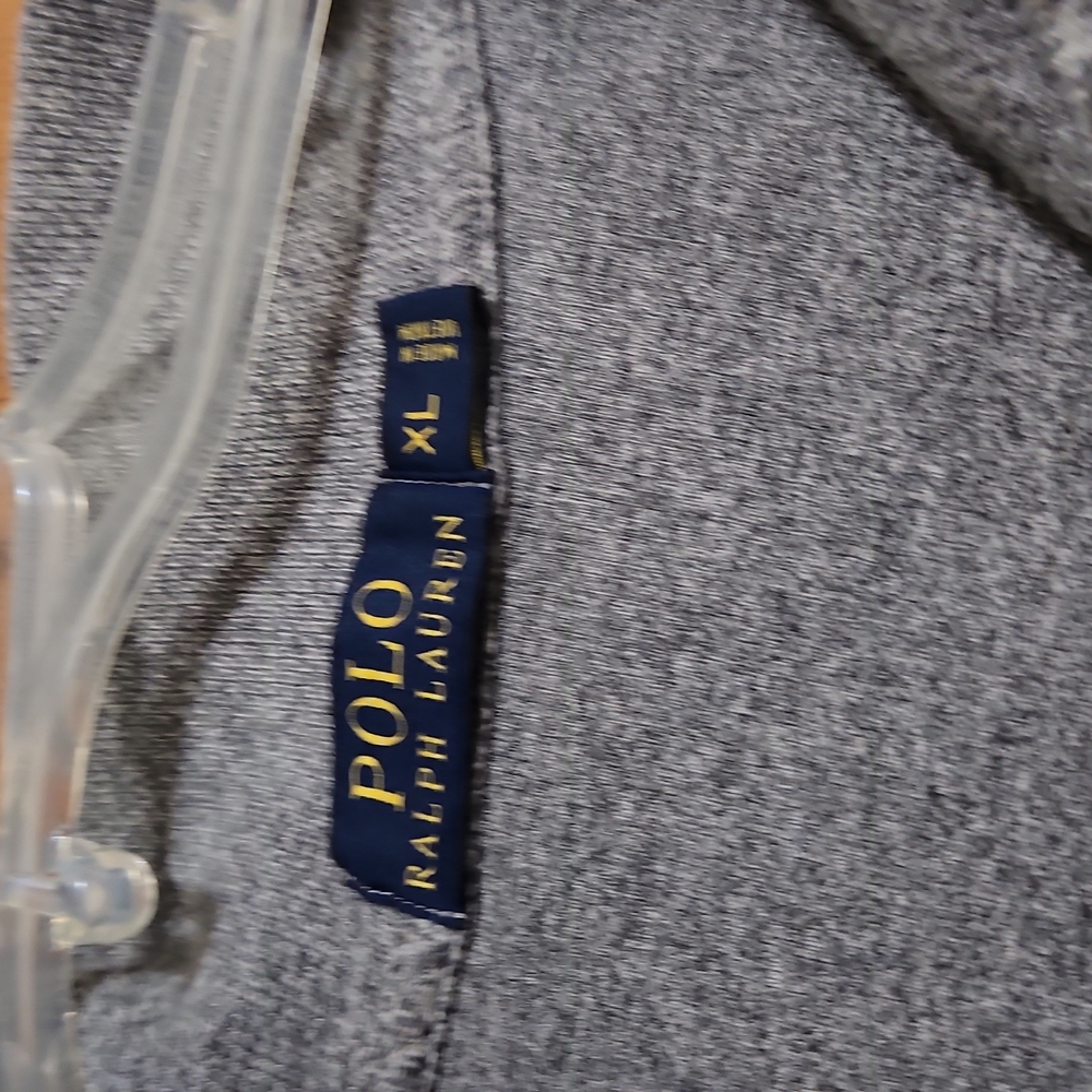 Ralph Lauren Polo Heather gray long sleeve half zip pullover - Picture 2 of 5